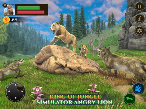 サファリ ライオン シミュレーター ゲーム 3Dのおすすめ画像3