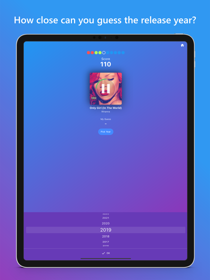 Song Quiz Guess The Year