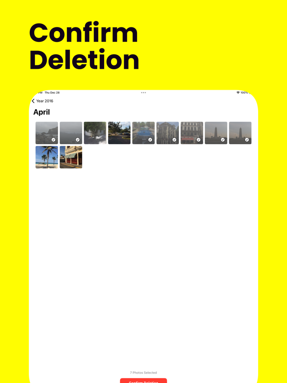 Screenshot #6 pour Swipe To Delete Photos