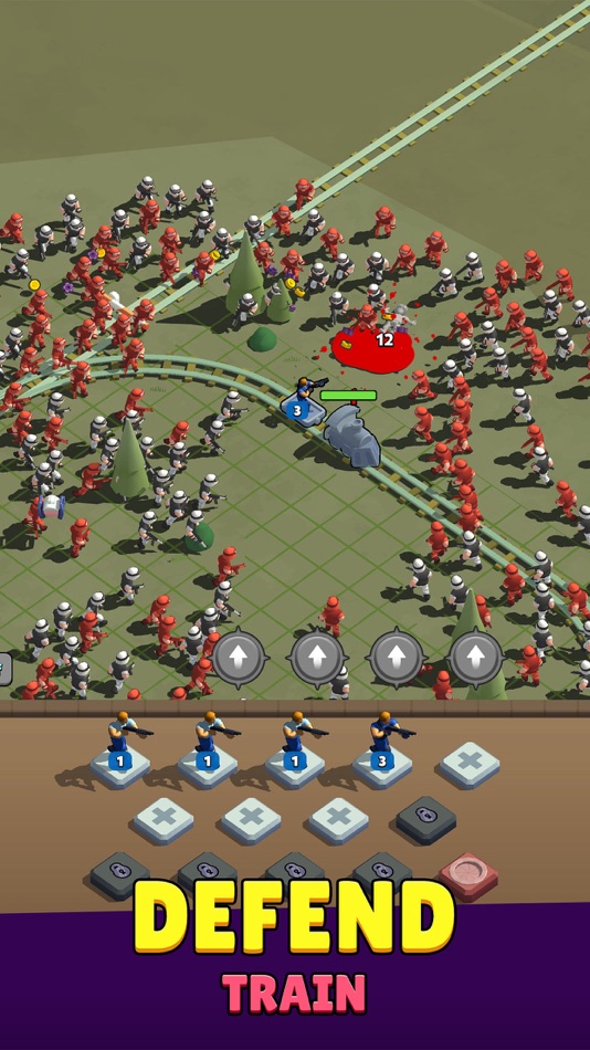 #5. Idle Rail Bunker (iOS) By: Amirahmad Bornaee