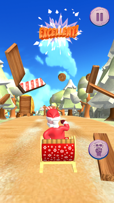 Santa Runner 3D-Christmas Game Screenshot