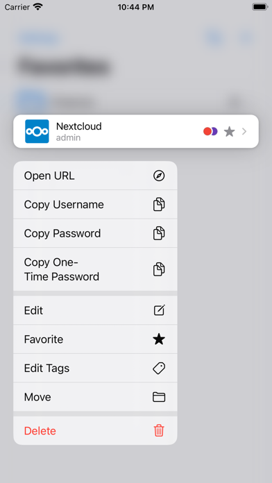 Screenshot #3 pour Passwords for Nextcloud