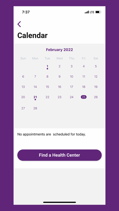 HERA Digital Health Screenshot