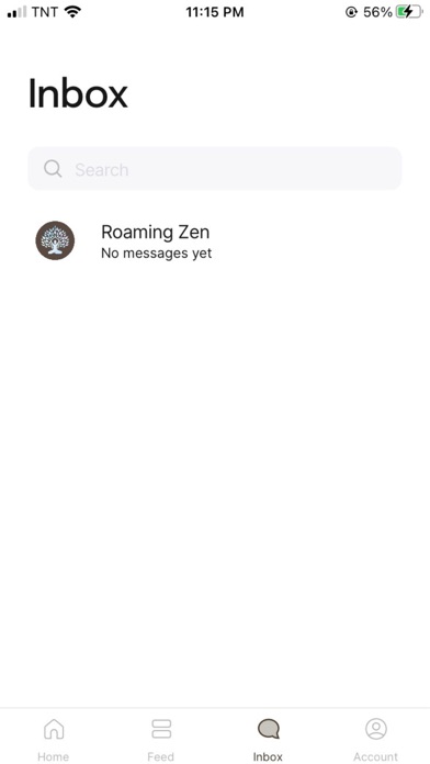 Roaming Zen app Screenshot