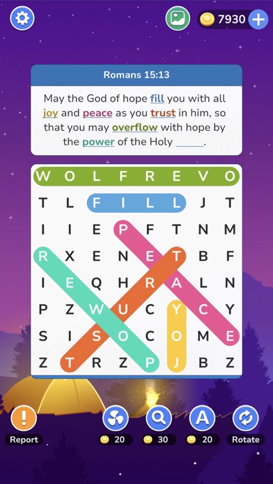 Bible Word Search: Puzzle Game Screenshot