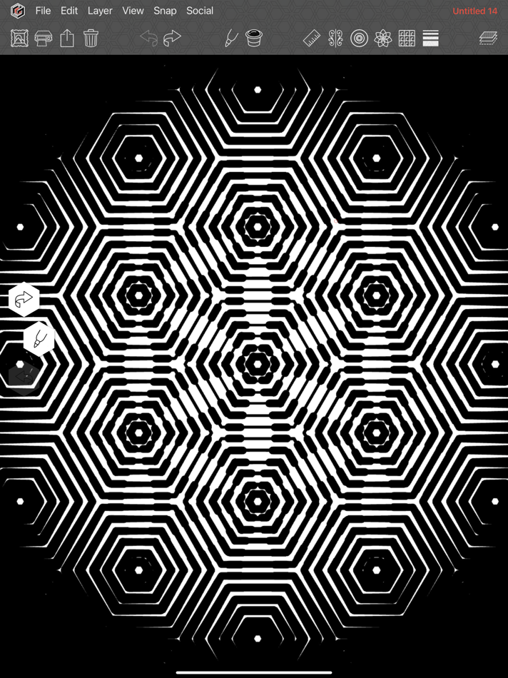 #4. Geometrica (iOS) Podle: TattooLoyal Inc.