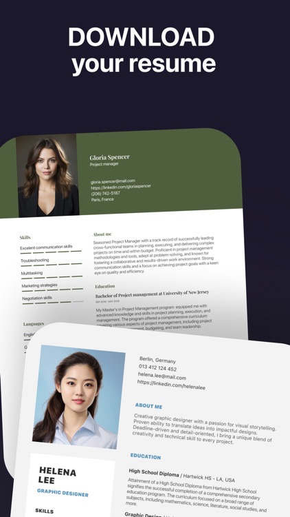 Resume - Job CV Builder #1 screenshot-3