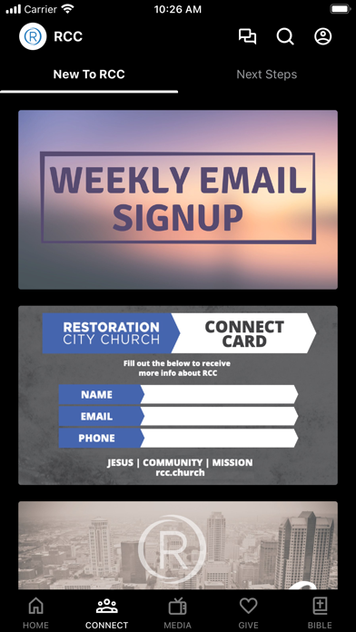 Restoration City Church Screenshot