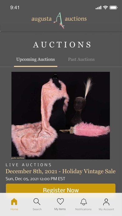 Augusta Auctions Screenshot