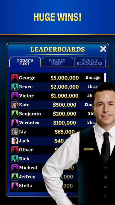 Blackjack Live Casino Screenshot