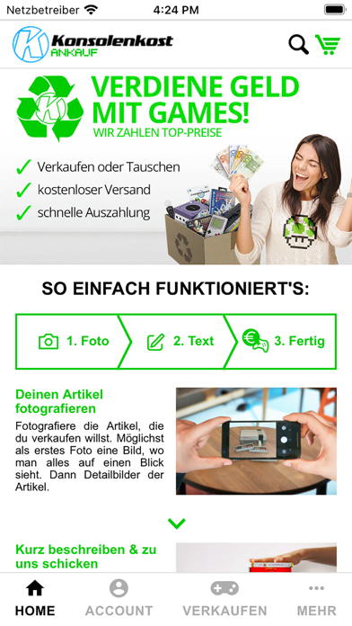 Konsolenkost - Games Ankauf Screenshot