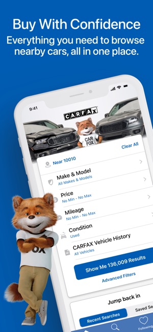 Carfax cars deals