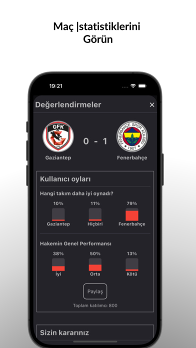 FairPlay – Maç & Hakem Oylamaのおすすめ画像3