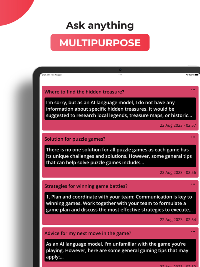 Game AI - AI ChatBot