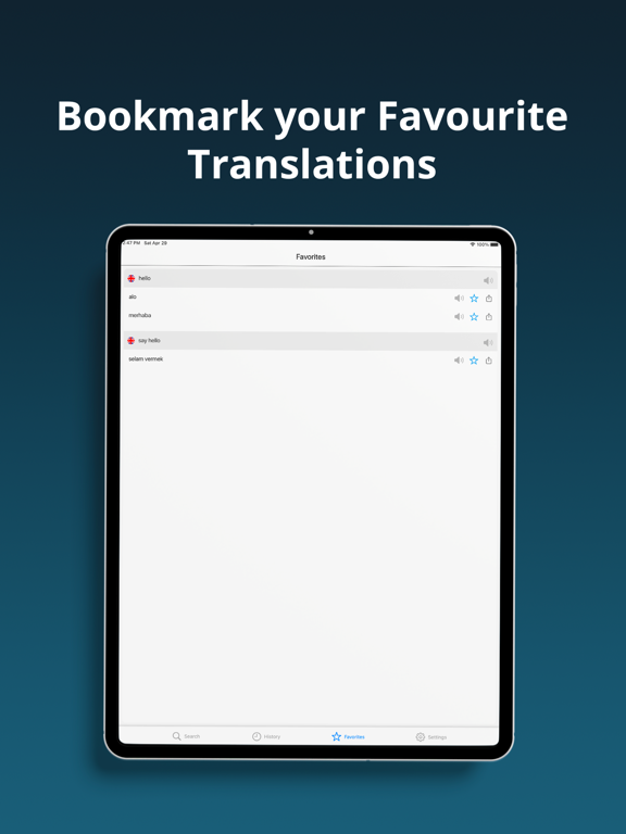 Screenshot #6 pour English Turkish Dictionary +