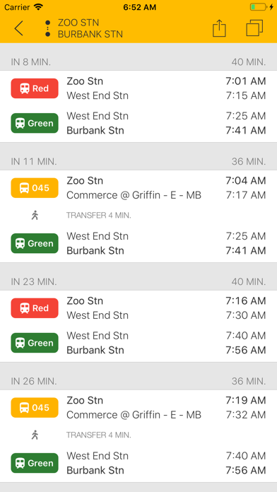ezRide Dallas - Transit Screenshot