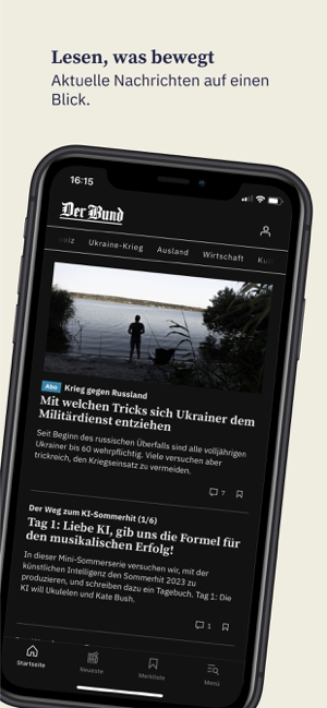 ‎Der Bund Nachrichten Screenshot