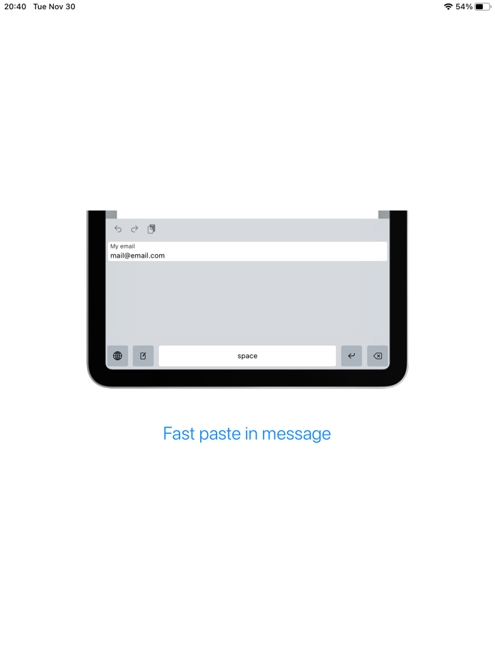 CPKeyboard - Fast Paste Tool