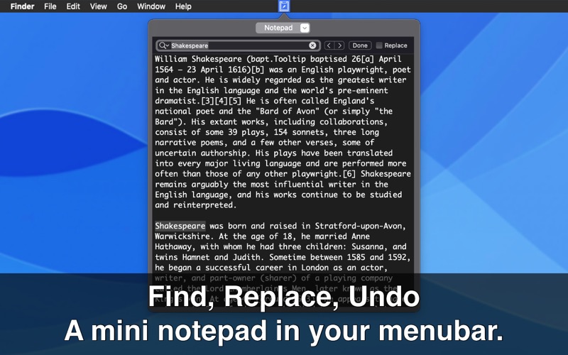 Screenshot #2 pour Notepad Menu Edition