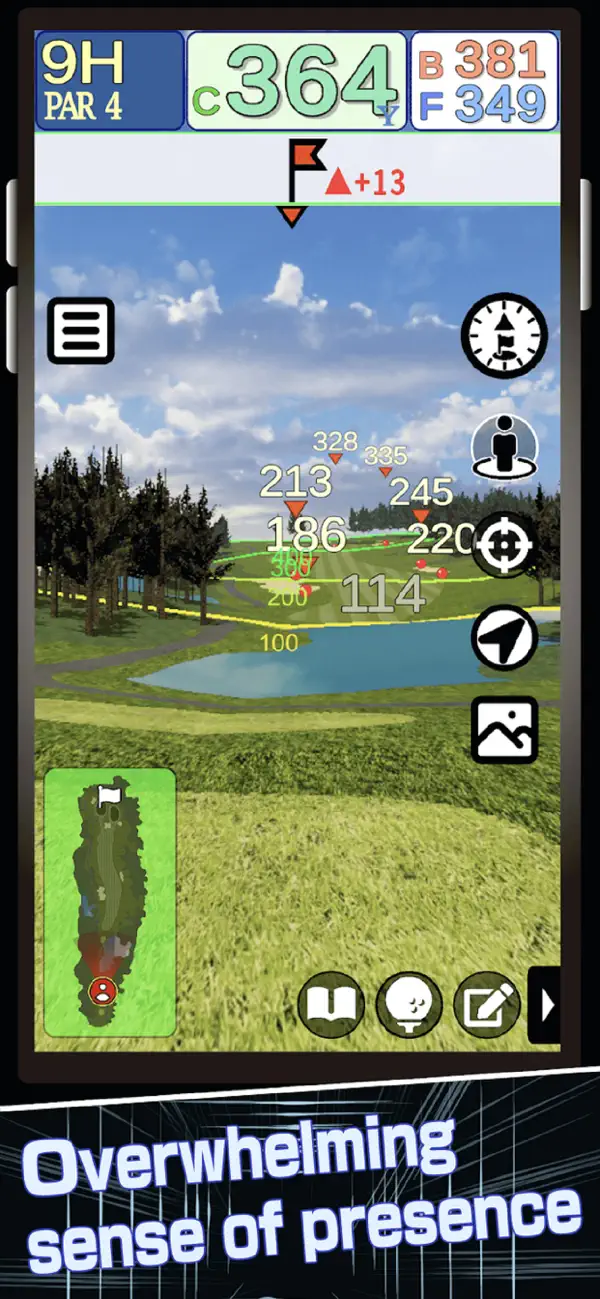 ShotNavi 3DX iOS app screenshot showing feature 2