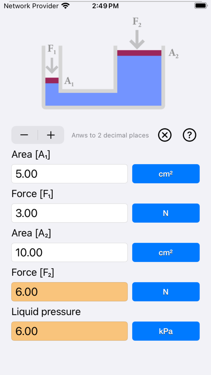 Hydraulic Pressure Calculator
