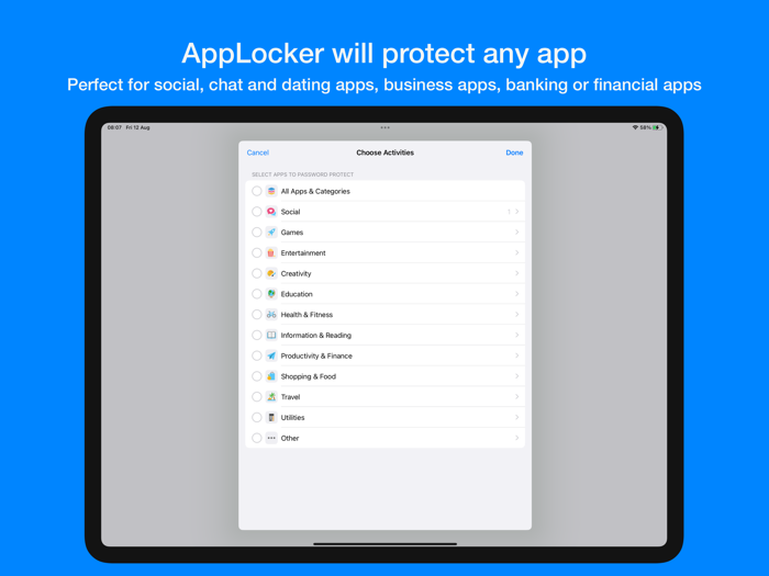 AppLocker • Passcode lock apps