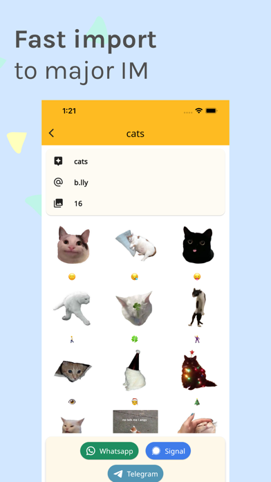 StickerPark - Add IM Stickers Screenshot