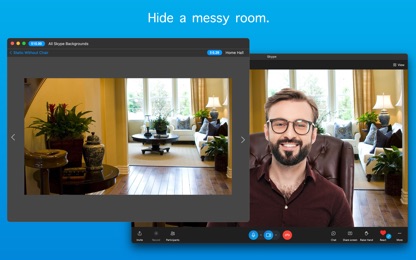 Backgrounds for Skype screenshot 2