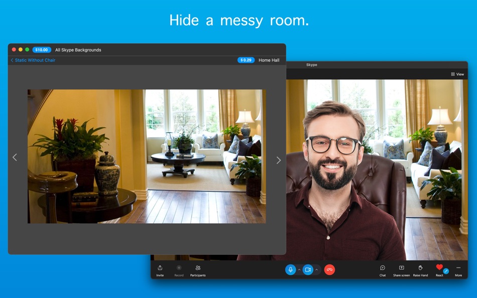 #2. Backgrounds for Skype (macOS) 由: UAB Macmanus