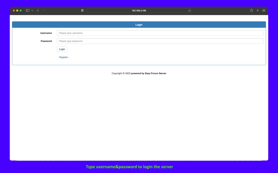 #2. Easy Forum Server (macOS) 由: 静俐 张