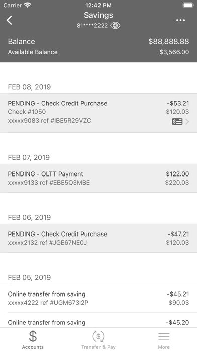 LES Federal Credit Union Screenshot