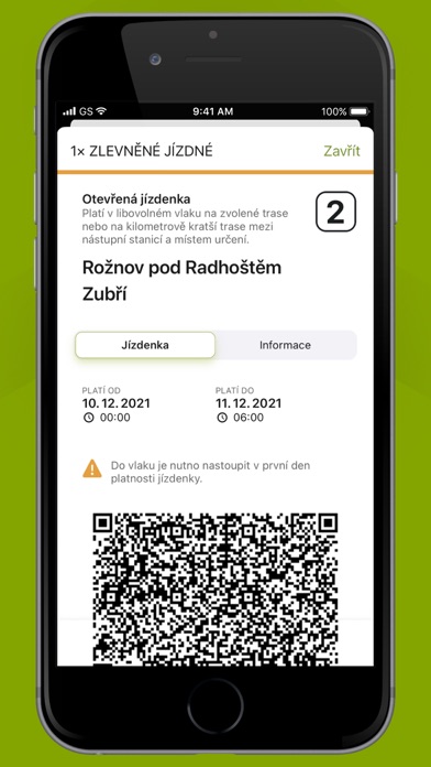 OneTicket – Jedna jízdenka Screenshot