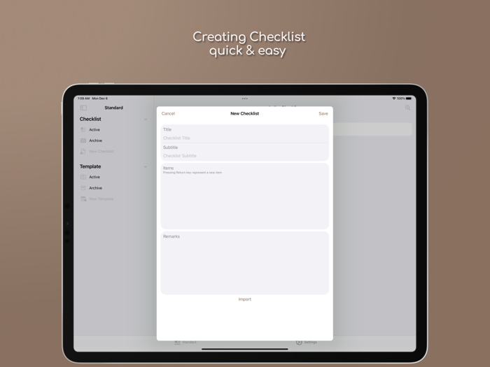CheckList - Check It Off