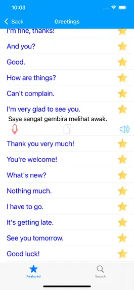 Game screenshot Learn Malay Phrases Offline apk