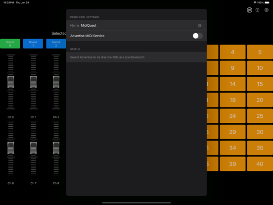 MIDIQuest - DAW Controller iPad app afbeelding 2