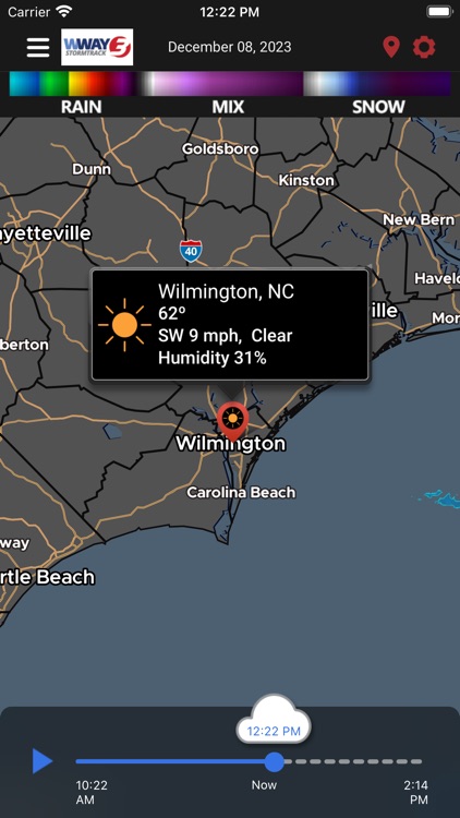 WWAY TV3 StormTrack 3 Weather screenshot-5