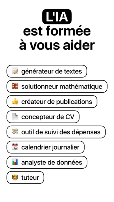 Screenshot #1 pour Assistants IA –TalkAI Français