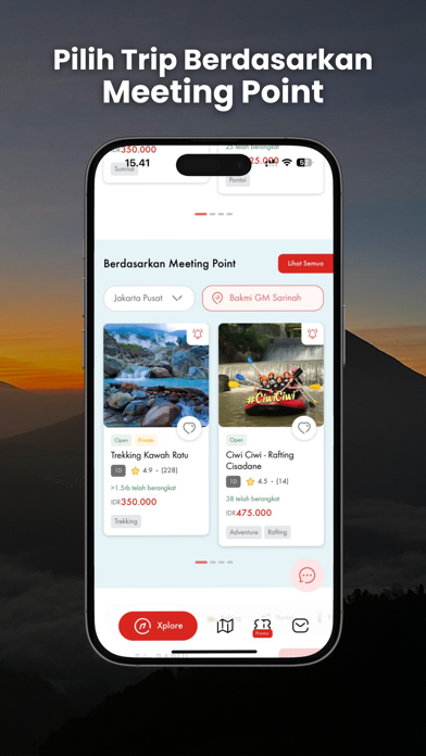 Explorer.id - Open Trip App Screenshot