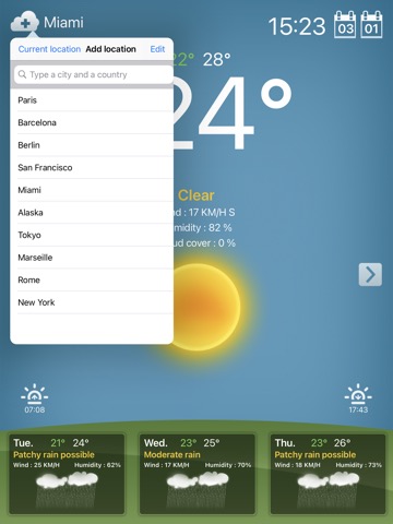 Weather for iPad!のおすすめ画像4