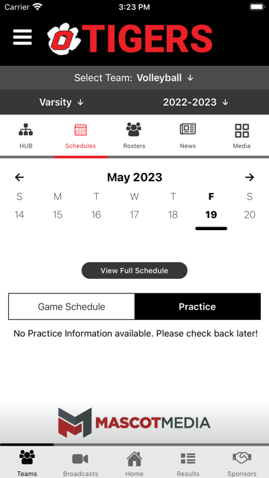 Ozark Tigers Athletics Screenshot