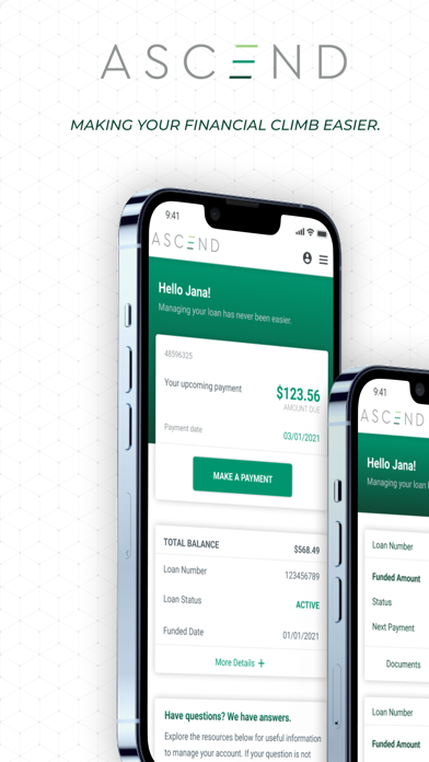 Ascend Loans Screenshot