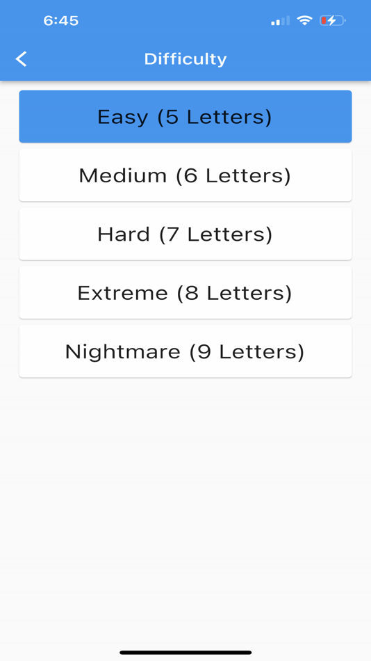 #5. Word Guesser: Guess the Word (iOS) 由: Joshua Gale