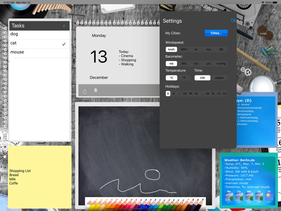 #2. Today Desk (iOS) 由: Kai Bruchmann