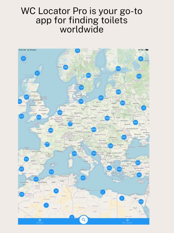 WC Locator Pro