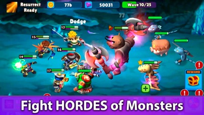 IDLE Warrior Tales AFK Battle Screenshot