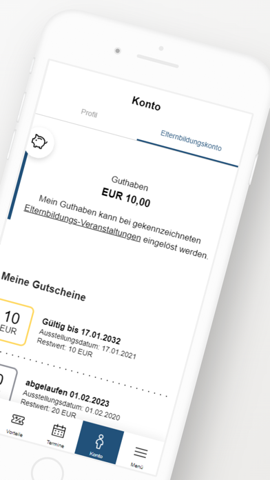 Familienkarte App Screenshot