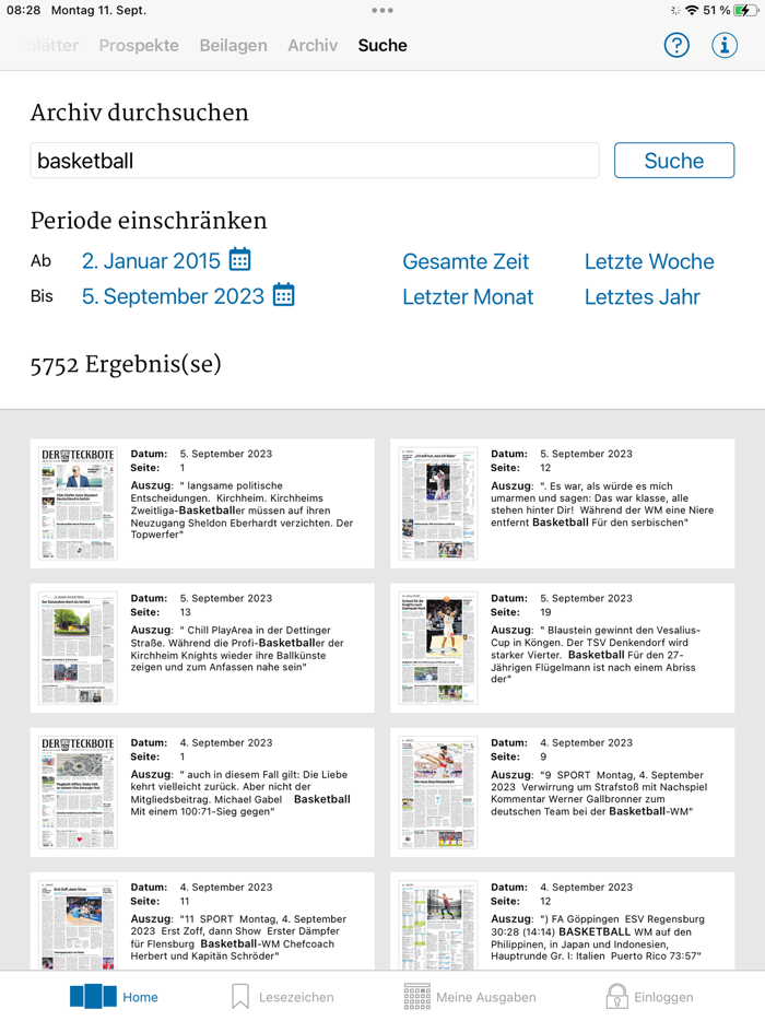 DER TECKBOTE eZEITUNG