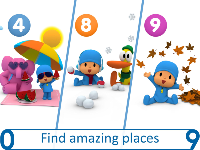 Pocoyo Numbers 123 Lets Learn