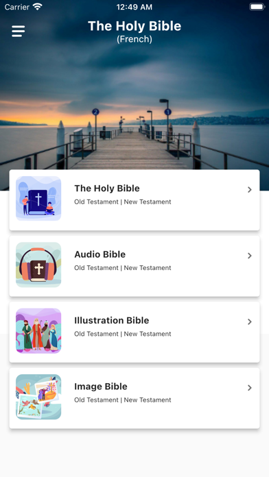 French Bible Audio - La Sainte Screenshot