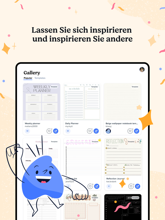 ‎Notability: Notizen, PDF Screenshot